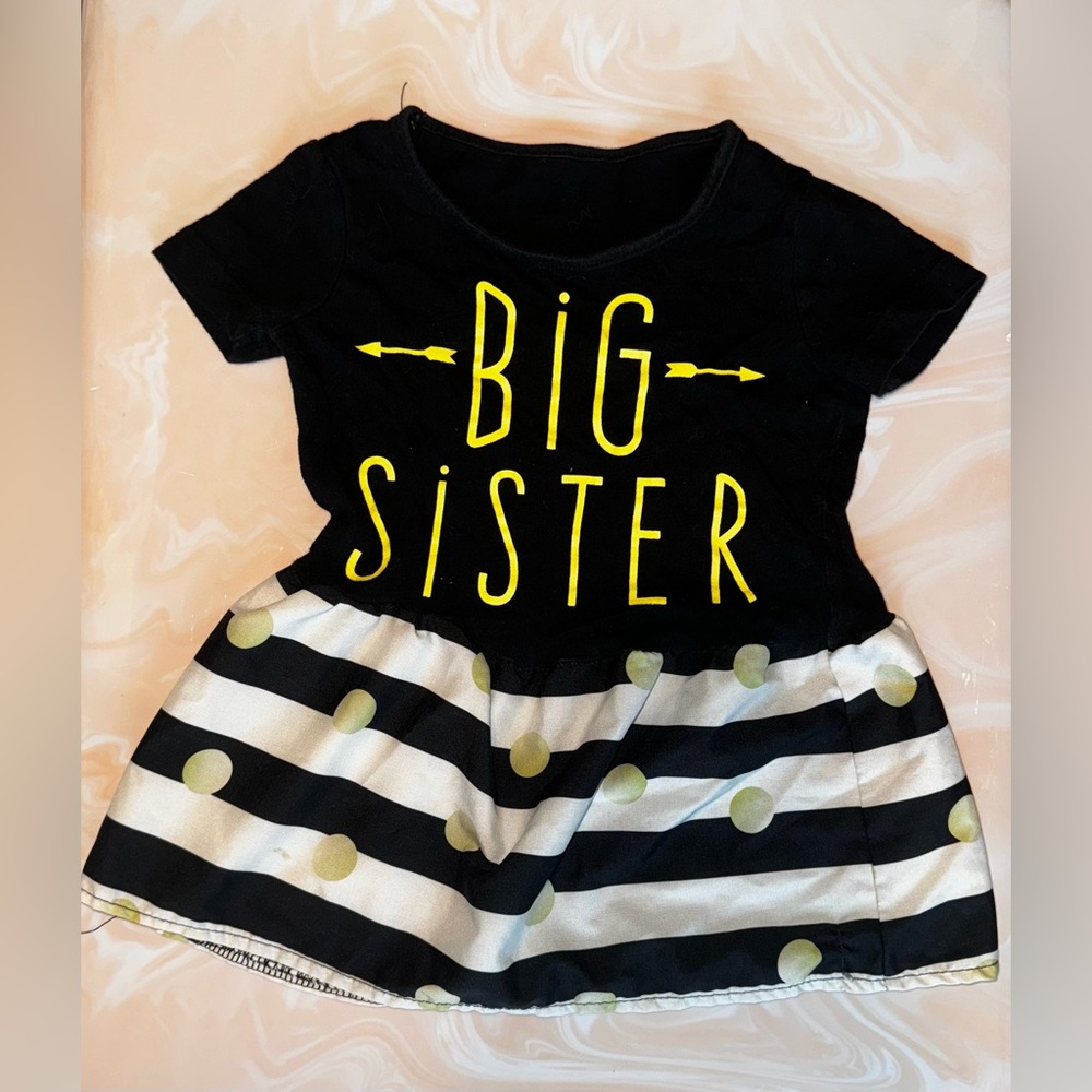 Big Sister toddler dress
